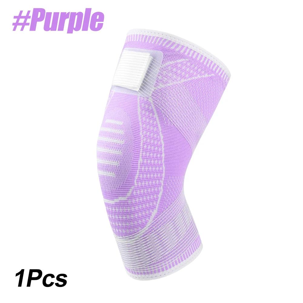 

1Pc Knee Braces With Strap For Knee Pain, Knee Compression Sleeve, Leg Support For Running Weightlifting Basketball Gym Fitness S
