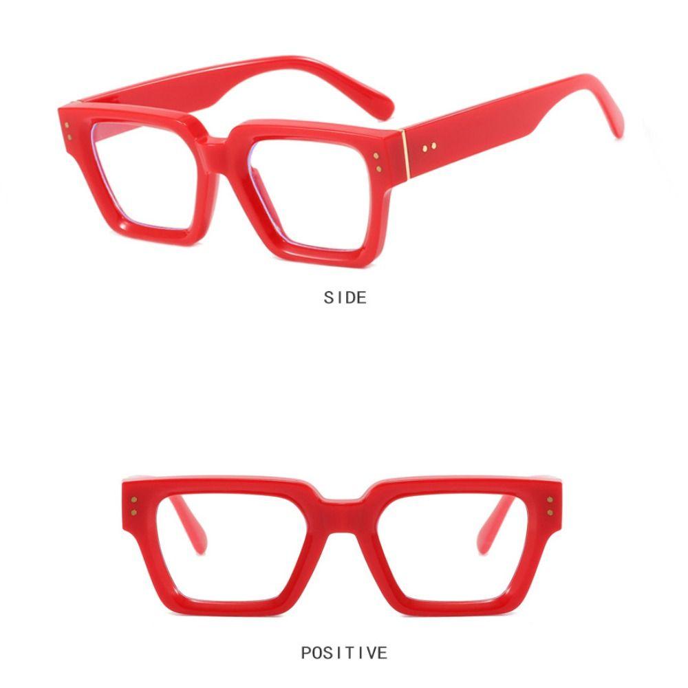 UV400 Square Frame Sunglasses Rice Nail UV400 Sun Glasses Multicolor Lenses Eyewear  Women