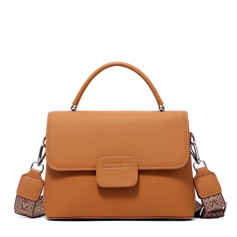 

Ladies Soft Cowhide Luxury Designer Underarm Bags Women’s Casual Cow Leather Shoulder Bag Female Fashi Commuting Handbags Lady 24x10x18cm коричневый