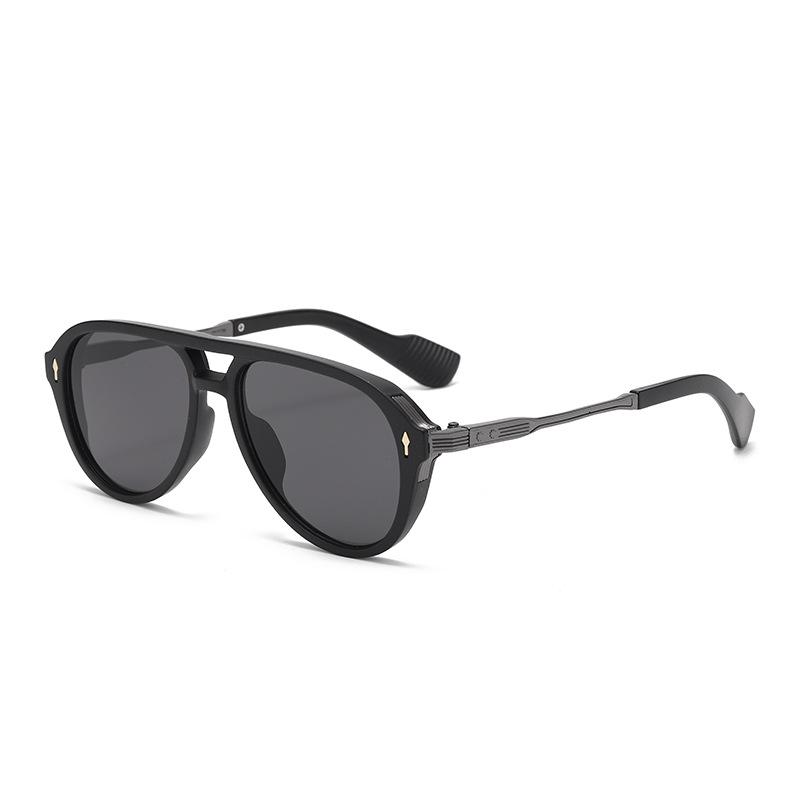 European Aviator Frog Sunglasses: Trendy Retro Glasses for Men s Outdoor Driving Regular