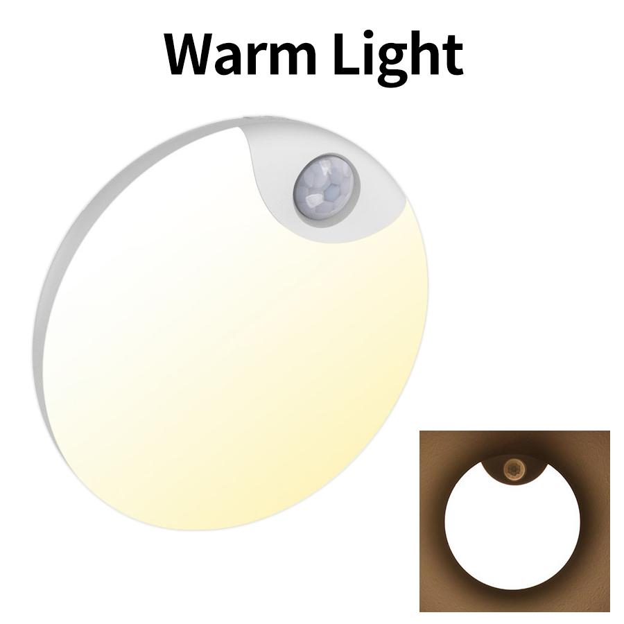 Wireless Led Night Light Rechargeable USB Lamp with Motion Sensor Human Induction for Emergency Hallway Bathroom Closet Stairs