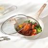 17 Piece Pots and Pans Set, Granite Nonstick Cookware Set, Induction Cookwares, Kitchen RV Cooking Sets with Frying, Sauce, Saute, Tempered Glass