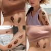 28pcs Temporary Tattoo Waterproof Long-lasting Body Stickers Devil With Bow Sword With Rose Lighthouse For Women Adults