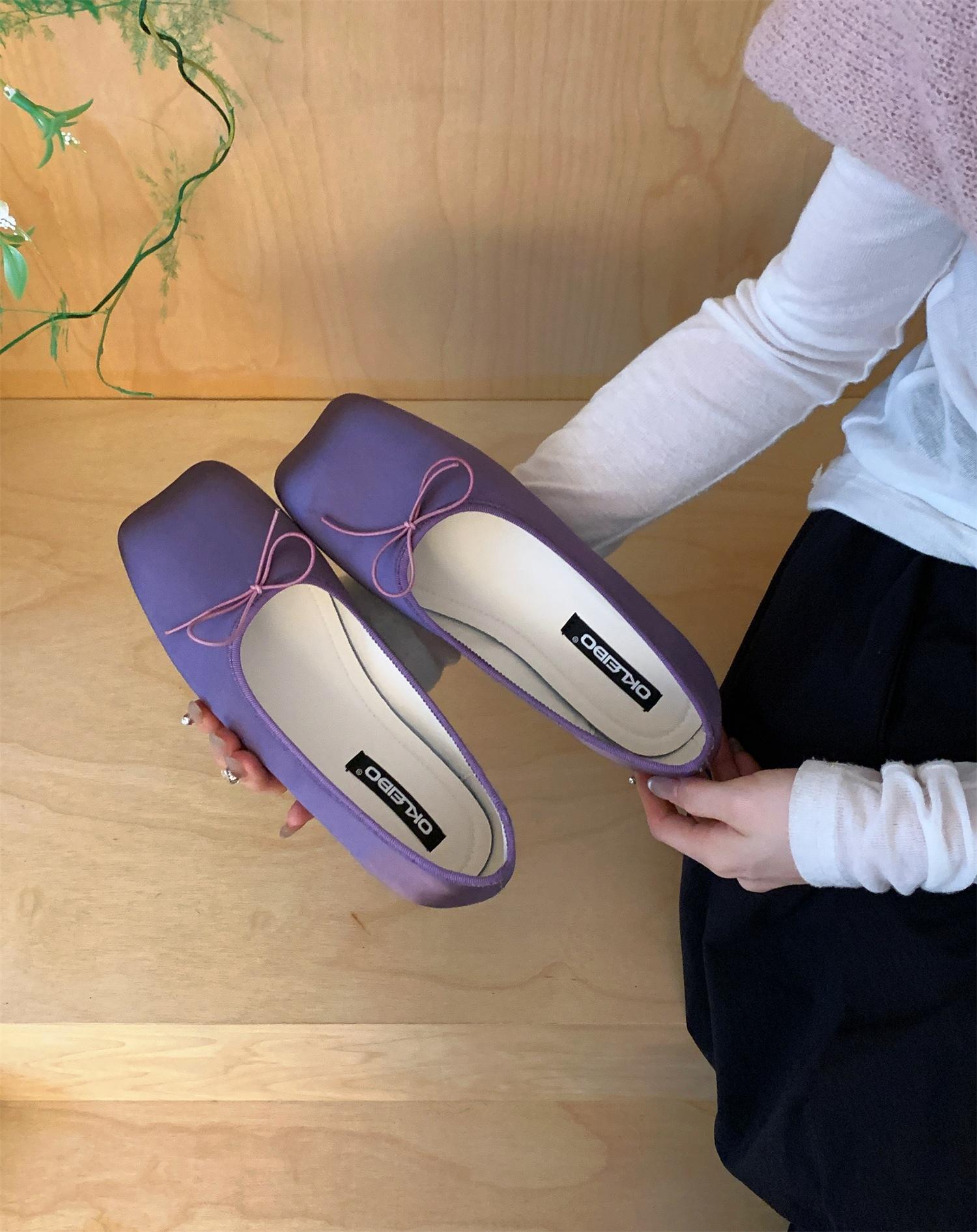 Women s Bowknot Summer French Style Feminine Unique Design Pumps - Fashionable Footwear 35