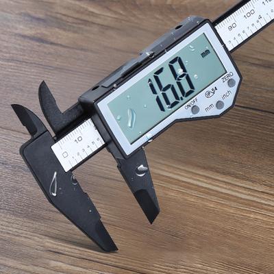 Calibro elettronico Calibro in plastica impermeabile IP54 con display digitale da 0-150 mm a grande schermo