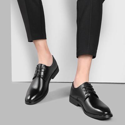 Schwarze Herren-Businessschuhe Leder Freizeitschuhe Kleidung Elegant und Klassisch Neue Gesellschaftsschuhe Herrenanzug Günstiger Ausverkauf