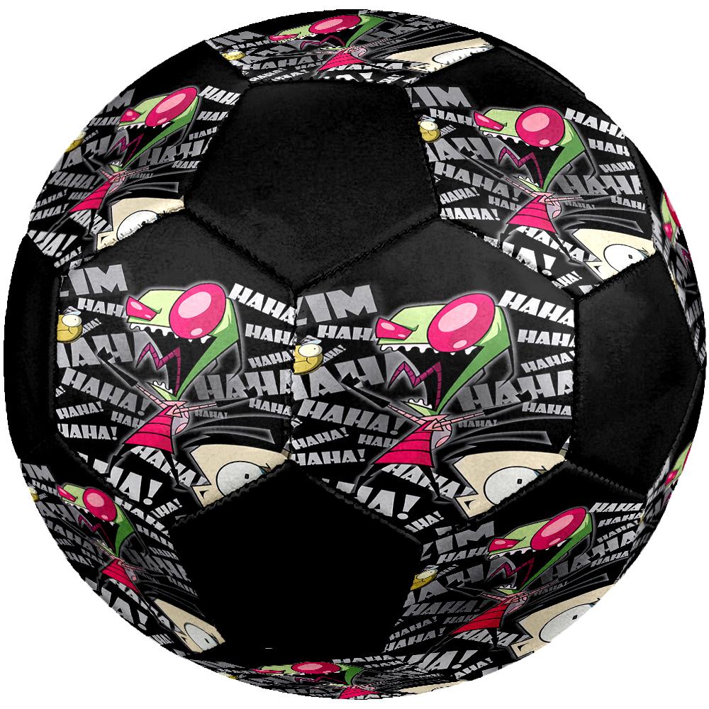 Invader Zim Theme Size 5 Soccer Ball, Suitable for Both Indoor and Outdoor Matches, a Gift Suitable for Everyone.