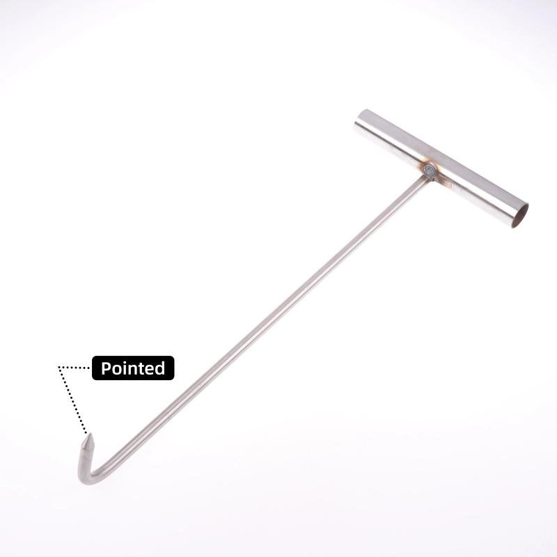 

Универсальный подъемник канализационный из нержавеющей стали прочный крюк для крышки колодца открыватель крышки люка роллетные двери хозяйственный инструмент