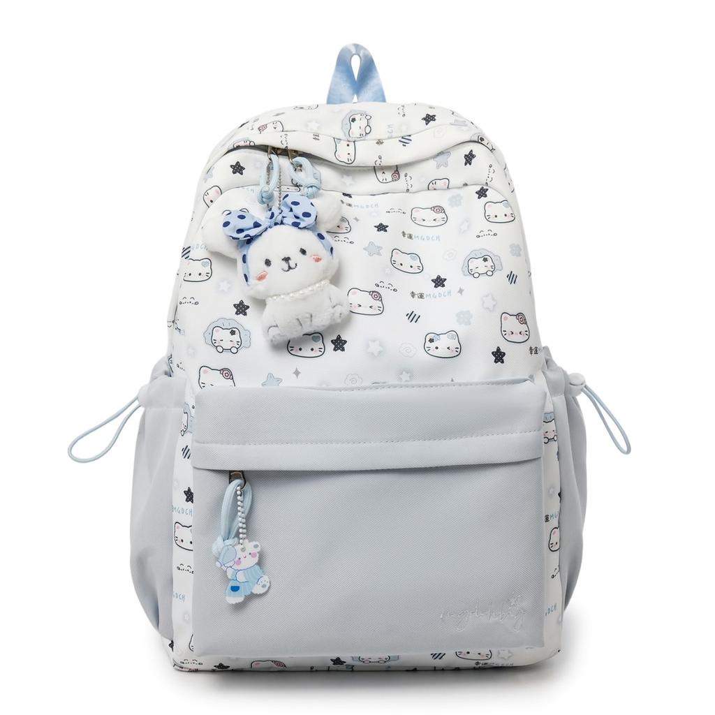 Schoolbag student schoolbag high value fashion versatile college student backpack women large capacity lightweight simple casual backpack