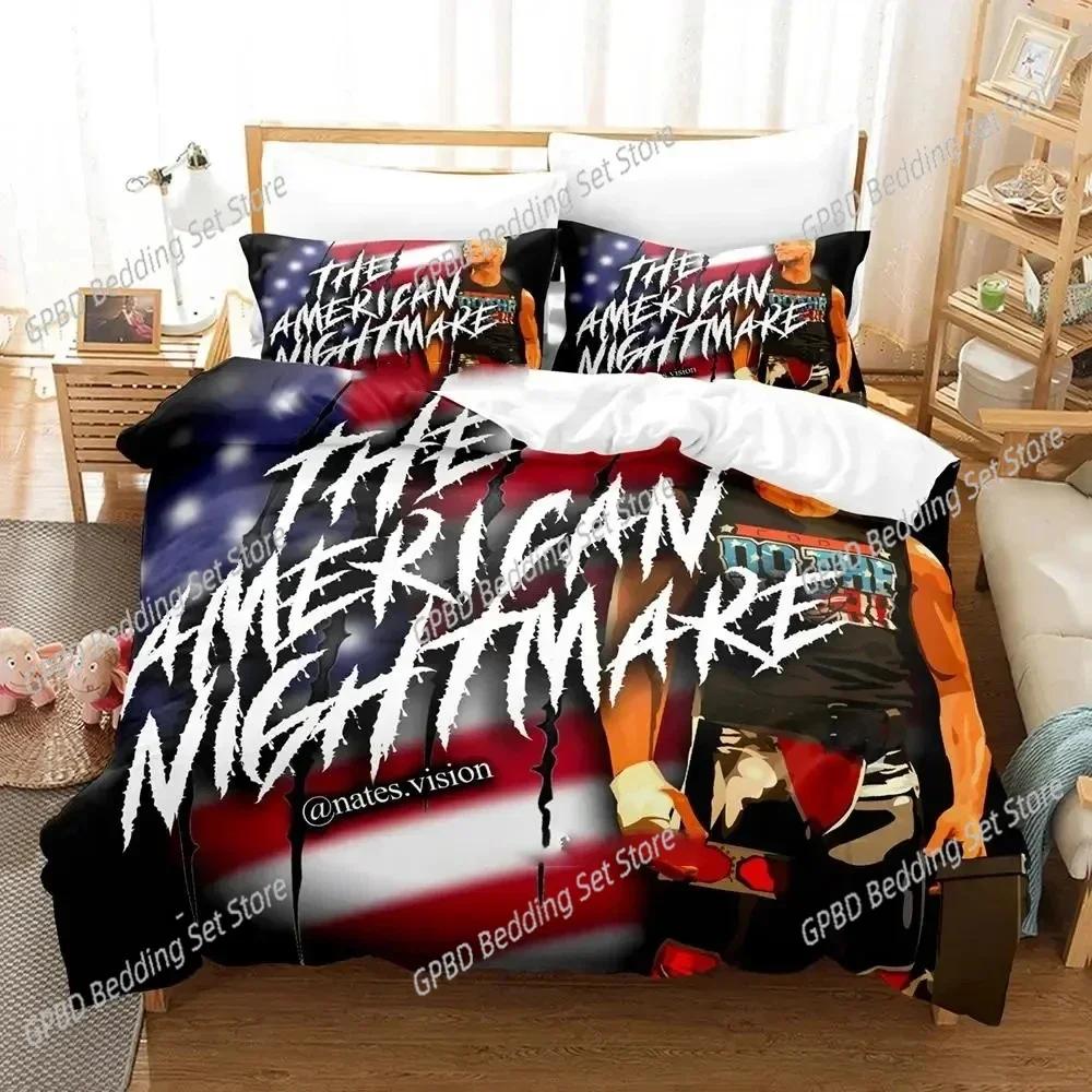 Luxury New 3D Print Cody Rhodes American Nightmare Bedding Set Duvet Cover Bed Set Quilt Cover Pillowcase king Queen Size Adult