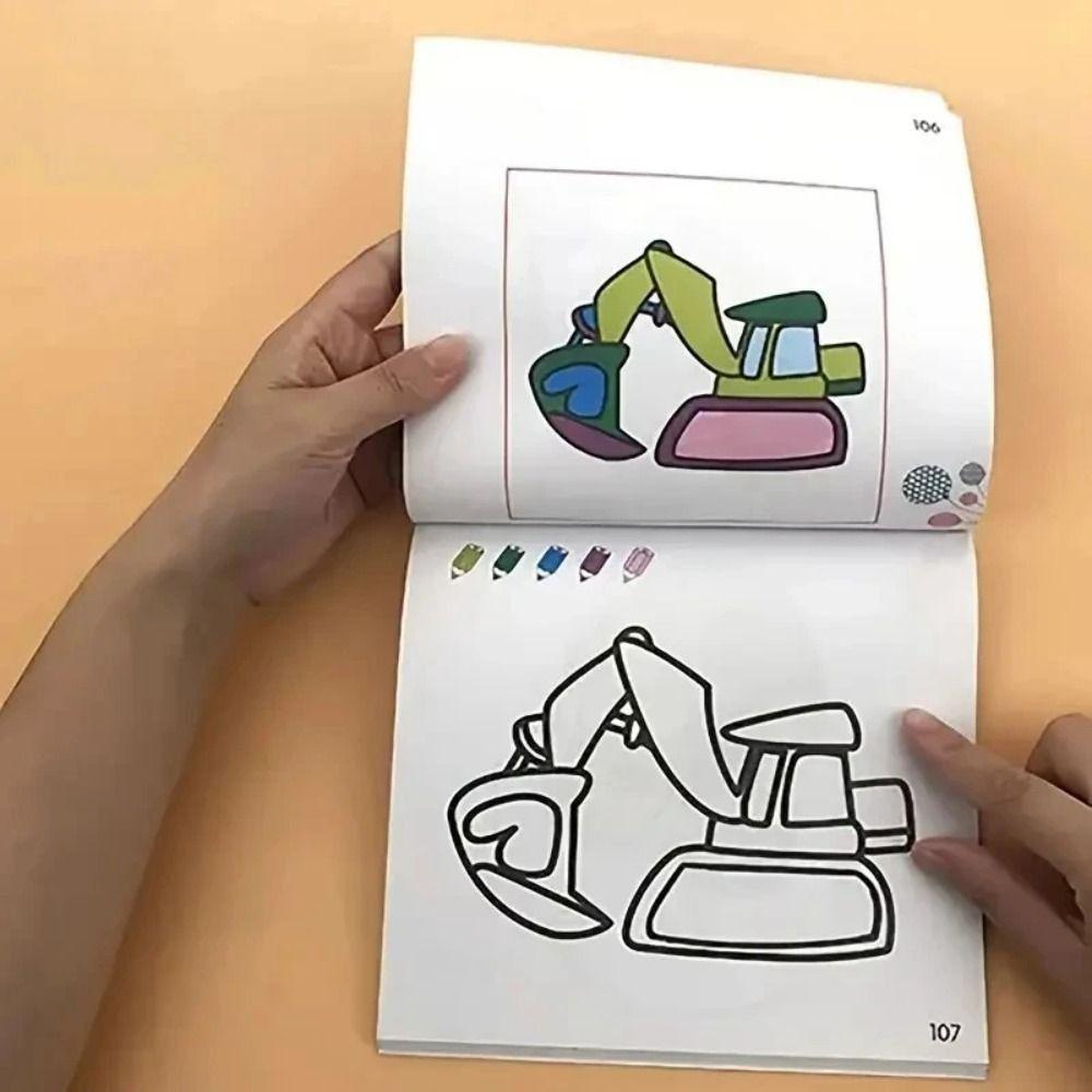 160stránková kreslená omalovánka Relaxační dárek Montessori kreslicí hračky Kniha s roztomilými čmáranicemi Děti