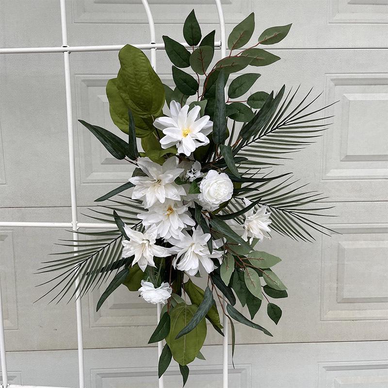 Complete Wedding & Banquet Artificial Flower Set: Ground Rows & Table Decor