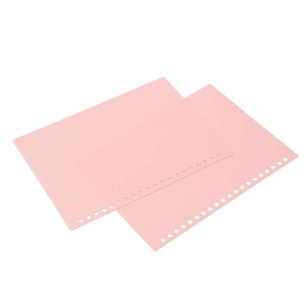 20 Sheets Loose Leaf Binding Cover 20 Holes Flexible PP Plastic Loose Leaf Presentation Binding Case