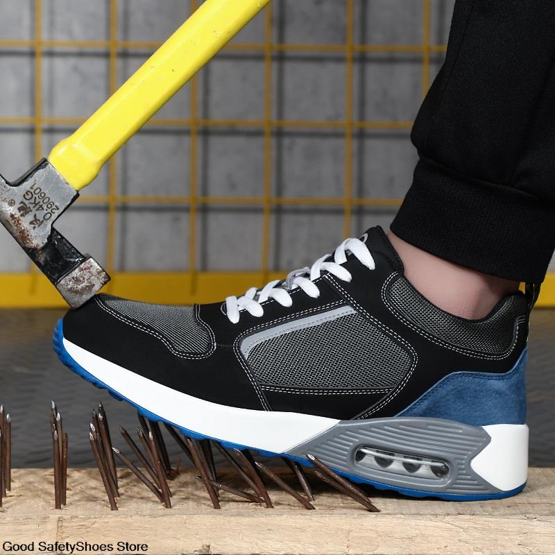 Scarpe antinfortunistiche leggere per uomo e donna, stivali antinfortunistici da lavoro, scarpe da lavoro anti-perforazione anti-smash, stivali di sicurezza da costruzione maschili