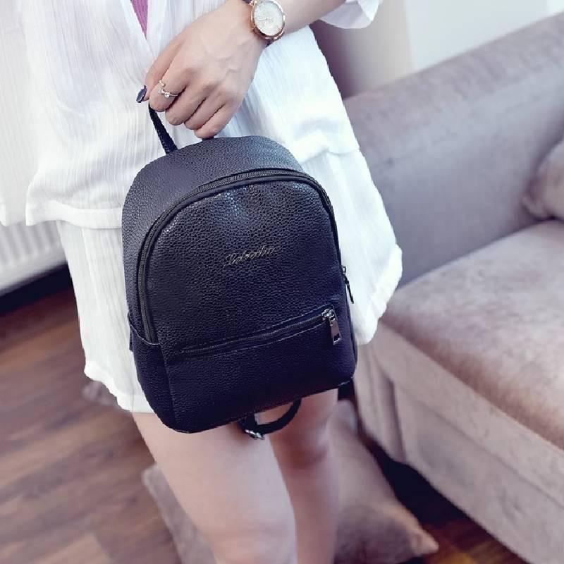 Women Lady Leather Mini Teenager Girls Stylish Outdoor Travel Shopping Backpacks
