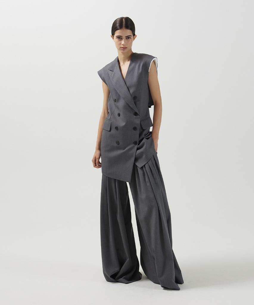 Meuameu Back Slit Vest