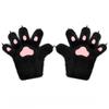New Furry Animal Paws Gloves for Teens Adult Cats Paws Plush Gloves Anime Mittens for Halloween Lolita Cosplay Costume Accessory