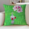 P-Pikmin Pillowcase Toon Gift Cushion Cover Bedroom Home Sofa Chair Seat Decor Pillow Case