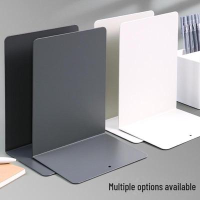 Sturdy Metal Book Stand – Simple, Stable, and Tip-Resistant for Office Storage