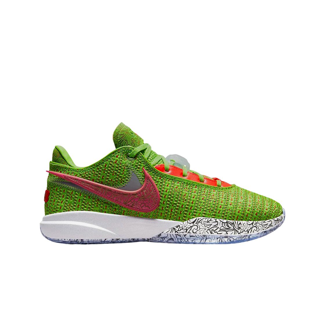 

Мужские кроссовки Nike LeBron XX Christmas EP Green Apple University Red FJ4956-300