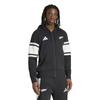 ALL BLACKS LSW Hoodie CH776 L Durchgehender Reißverschluss Herren Schwarz/Off-White (KQ8177)