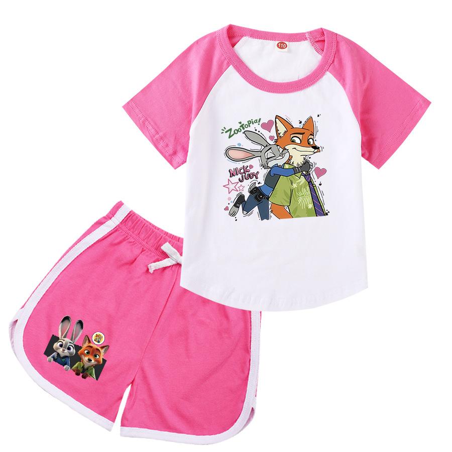 Zootopia 2 Nkck Judy Print Tshirt Short Sportwear or homewear 100cm