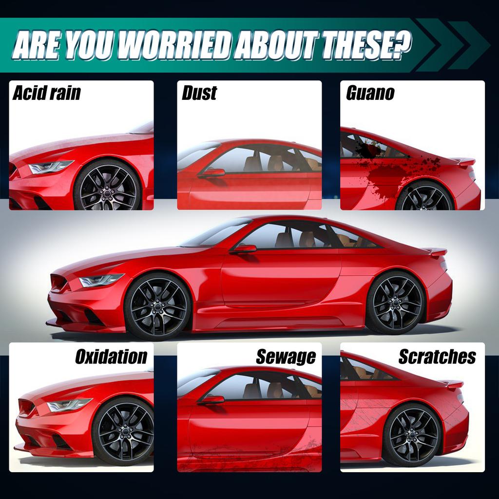 Car Coating Spray Glass Sealer Glazing Liquid Coating Agent Car Care Dust & Stain Resistant