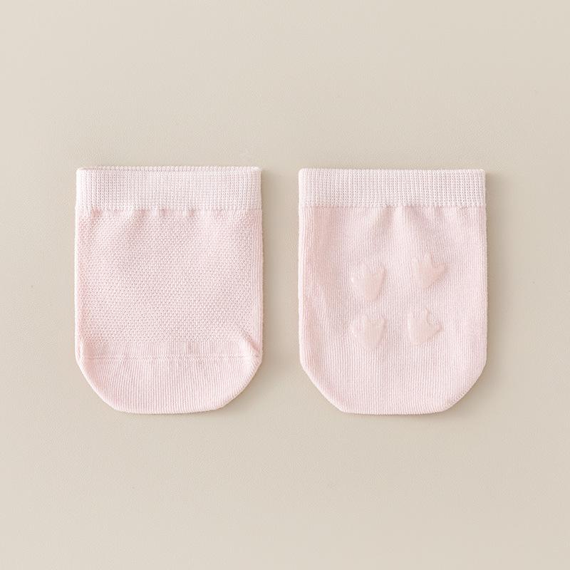 Half-length Sock Children's Summer Lightweight Mesh Breathable Silicone Anti-slip Non-slip Heel-free High Heels Foot Cover Socks for Girls Short Socks
