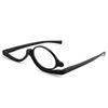 Fashion Women Makeup Reading Glasses Magnifying Flip Down Cosmetic Readers Eye Glasses For Women +1.0 To +4.0
