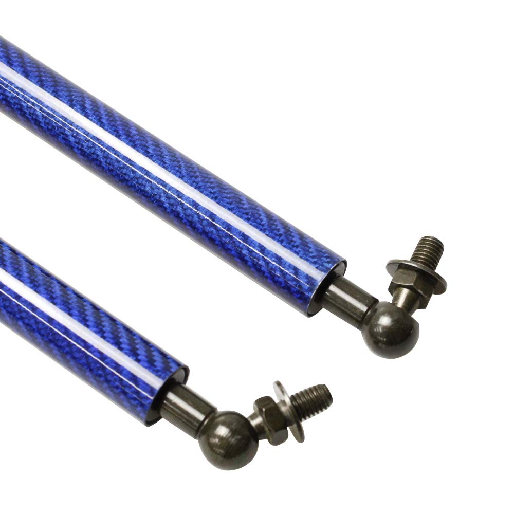 XIANGSHANG Replacement Rear Dampers with Large Rear Wing for Skyline Rear Gate Back Door Rear Hatch Trunk Vehicle Inspection Set of Blue Carbon Fiber