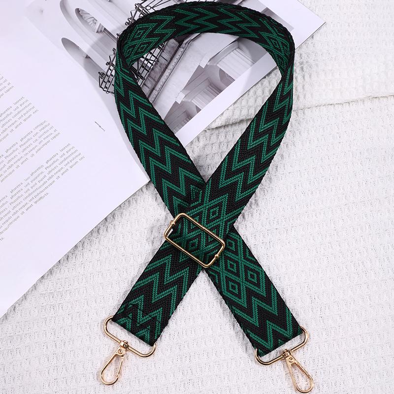 Adjustable Bag Strap Crossbody Shoulder Wide Bag Strap National Style  Embroidery Replacement Handles Bag Accessory