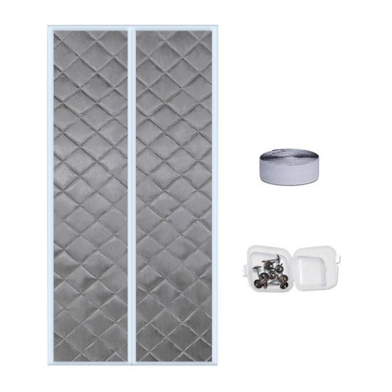 Useful Winter Curtain Help Save Energy Wind-proof Easy Installation Winter Stop Draft Keep Cold Out Door Curtain for Living Room