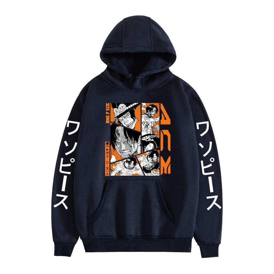 ONE PIECE Anime Hoodie Sweatshirt for Mens Womens Unisex Graphic Printed Cool Streetwear Hoodie