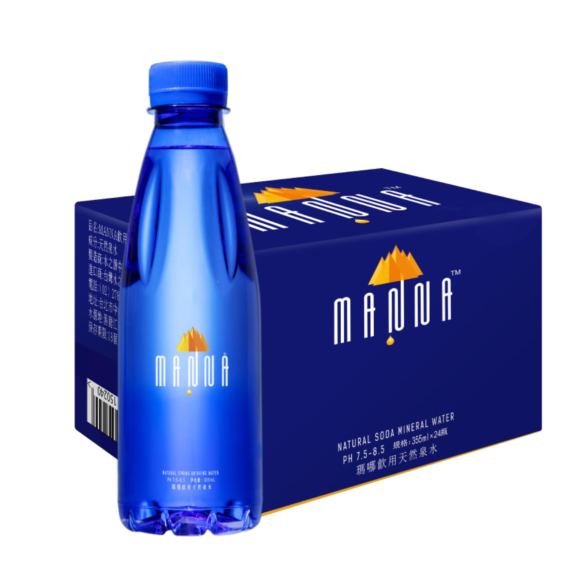

MANNA Water Natural Mineral Water 24 (355ml bottles)