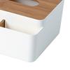 Tissue Box Cover PP Fiberboard Simple Fashionable Facial Paper Dispenser Box for Bedroom Living Room Kitchen