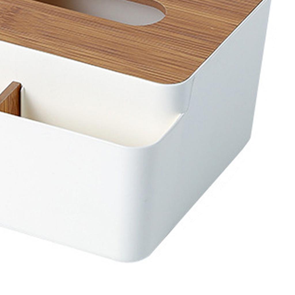 Tissue Box Cover PP Fiberboard Simple Fashionable Facial Paper Dispenser Box for Bedroom Living Room Kitchen