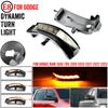 2Pcs Dynamic LED Turn Signal Side Mirror Light Indicator Blinker For Dodge Ram 1500 TRX