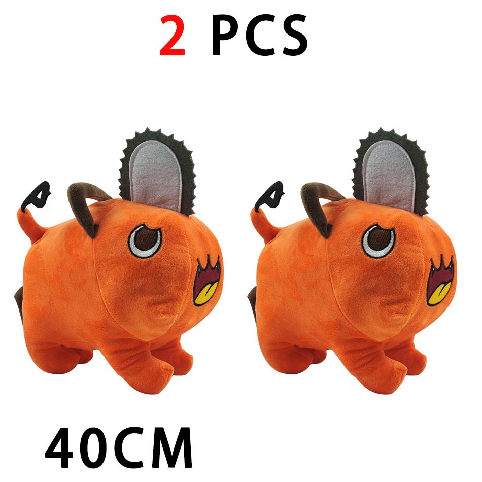 10-40cm Anime Chainsaw Man Dolls Plush Toy Cartoon Pochita Orange Dog Pillow Stuffed Soft Toy for Kids Birthday Gift