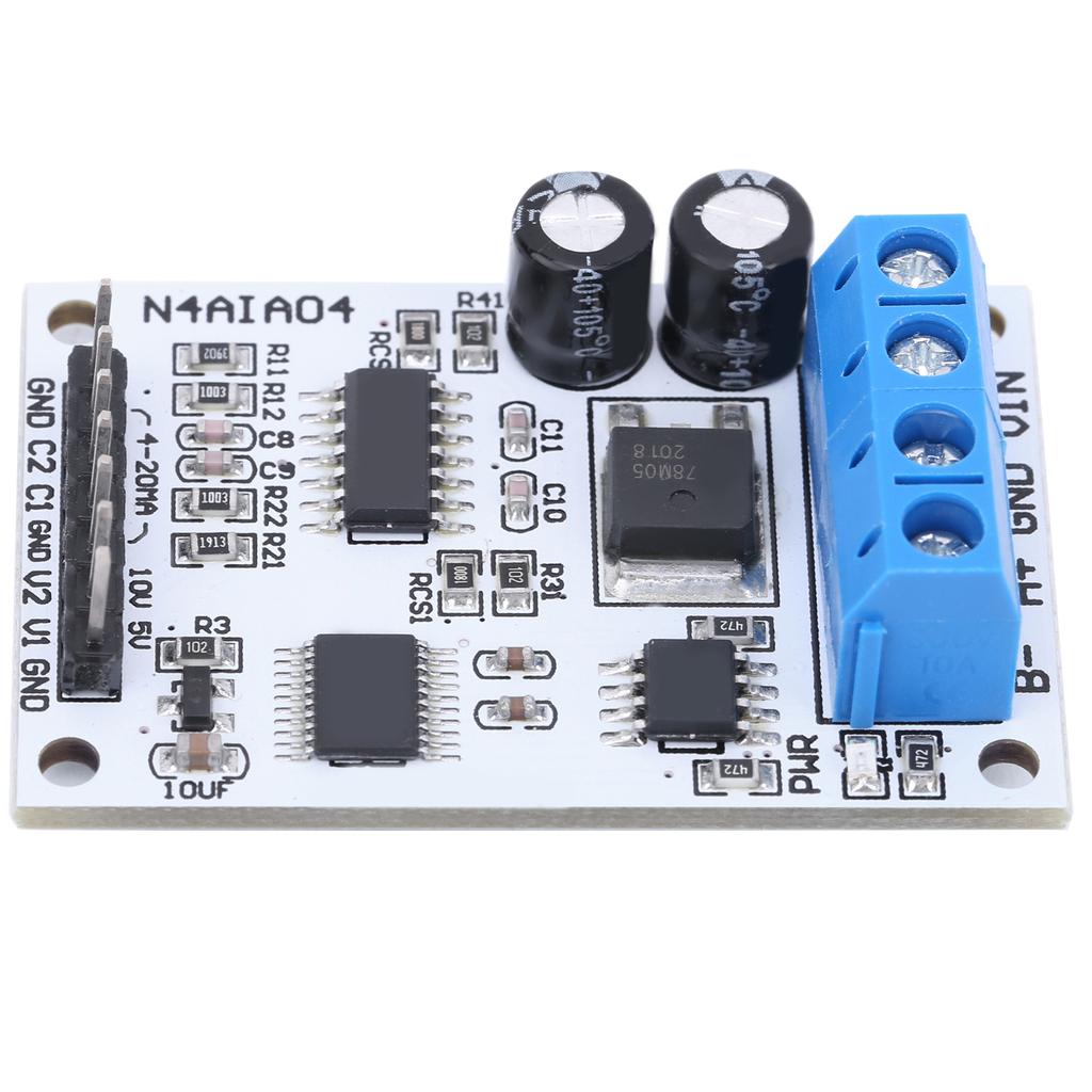 4?20MA RS485 Voltage Current Analog Collector Acquisition ADC Modbus RTU 03 06