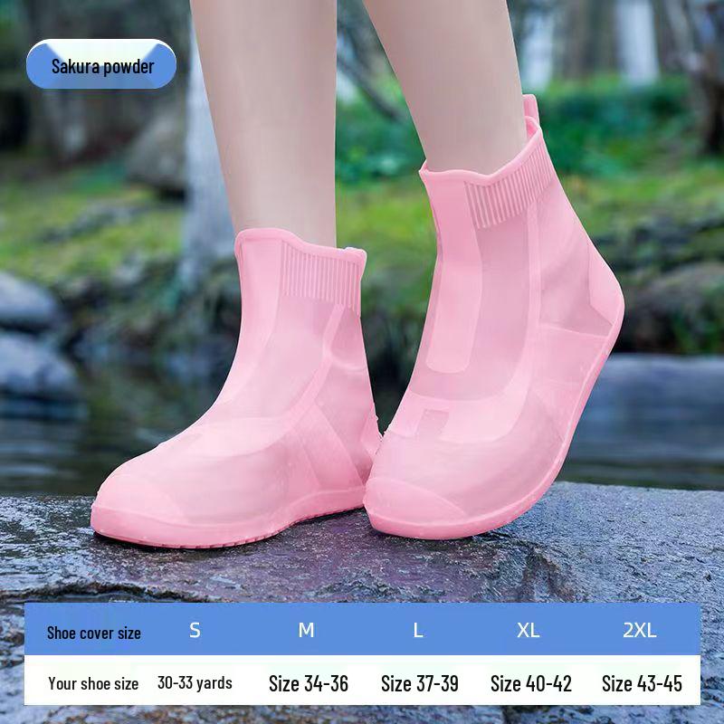 

Водонепроницаемые Нескользящие Унисекс Силиконовые Чехлы для Резиновых Сапог - Утолщенные, Износостойкие, Для Защиты на Открытом Воздухе. L [Size 37-39]