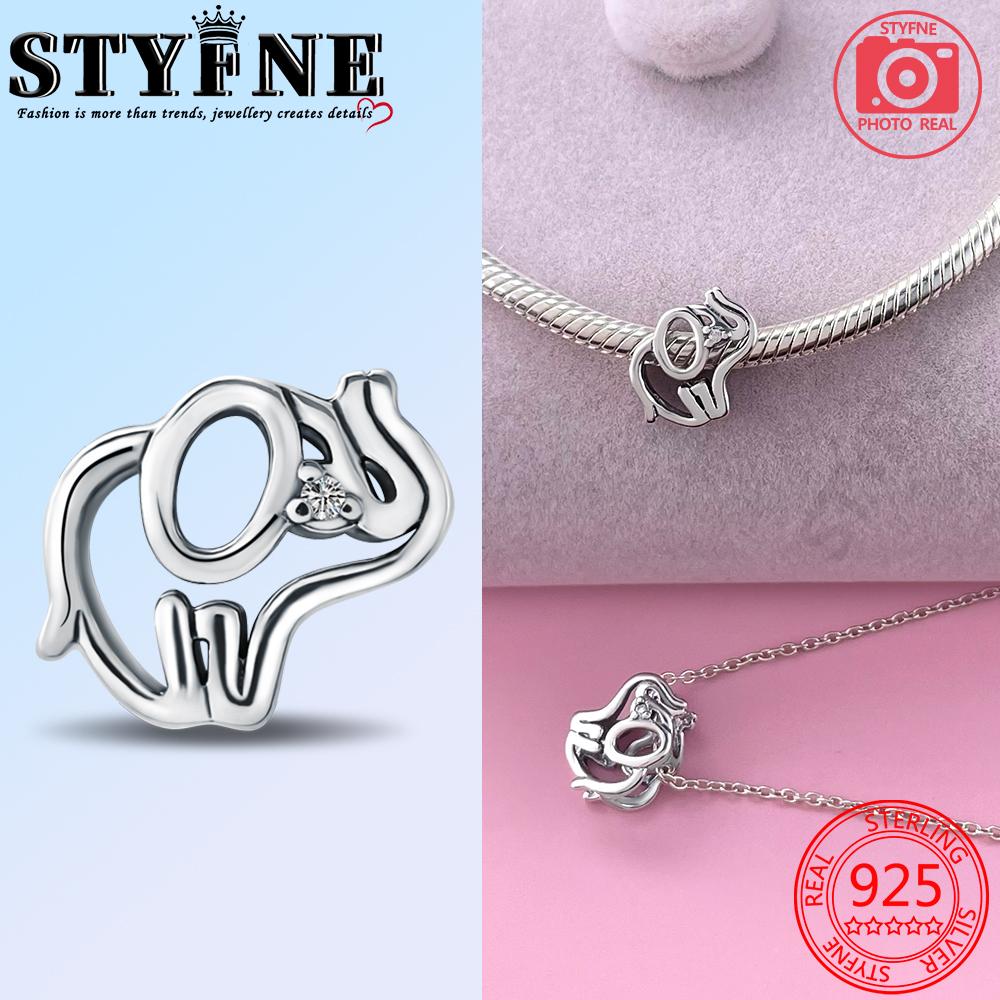 Creative copper Large Ear Flower Fang Elephant Charm Compatible With Bracelets Necklaces Womens Pet Party Jewellery Accessories
