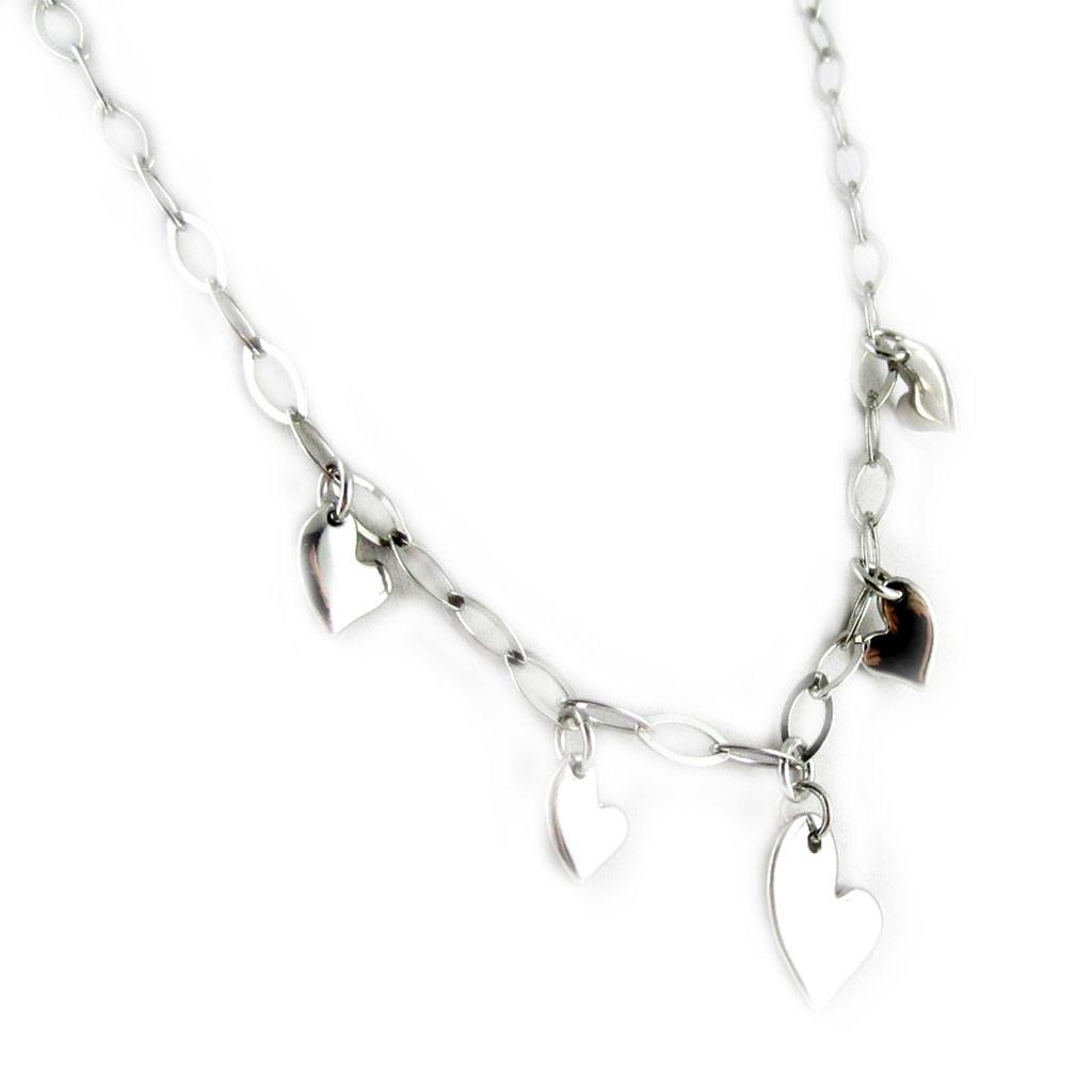 Les Trésors De Lily [D9487] - Silver Necklace 'Sonata of Love'