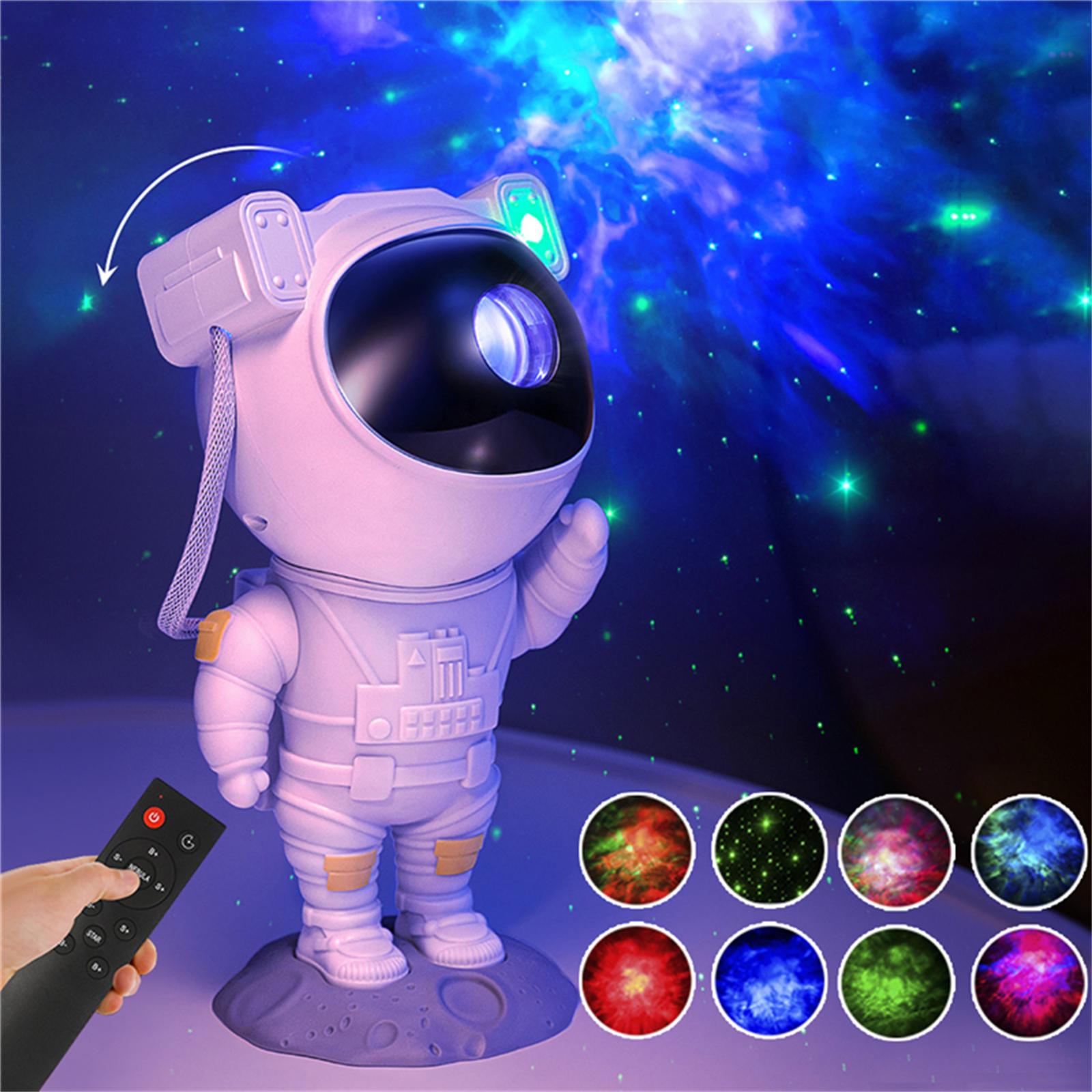 

5W Astronaut Starry Sky Projection Lamp Romantic Adjustable Brightness Projector Night Light For Home Bedroom Decor 5W#0