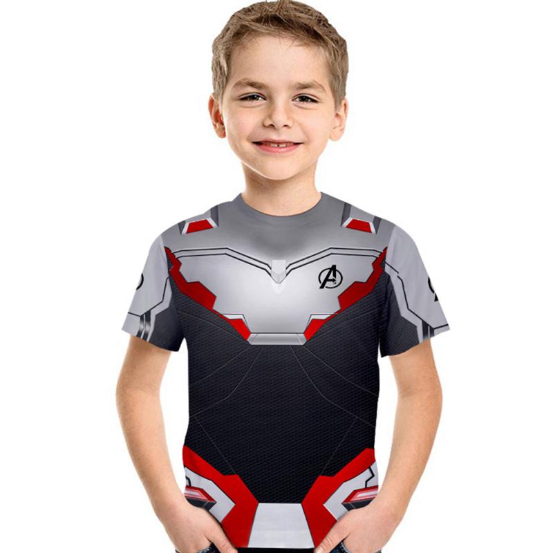 Toddler Baby Boy Girl Spiderman Short Sleeve Top 3D Digital Print T Shirt Blouse