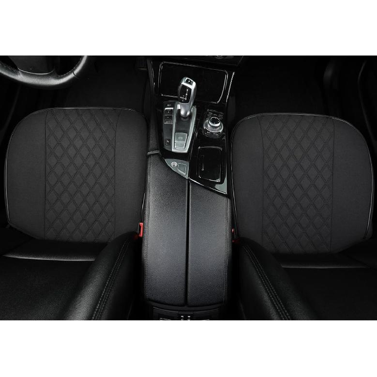 West Llama Linen Front Car Seat Cover Protector Anti-Slip Bottom Seat Cover Fits 95% Of Vehicles,Wrapping Around The Bottom,Diamond