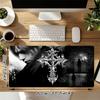 1Pc Gothic Ornate Cross Gaming Mouse Pad Keyboard Desk Mat Non-slip Rubber Lock Edge Waterproof Computer Mousepad for Office Home Decor Q1952