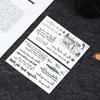 1 stk kvinner menn falsk tatovering engelsk tekst vanntett midlertidig tatovering klistremerke