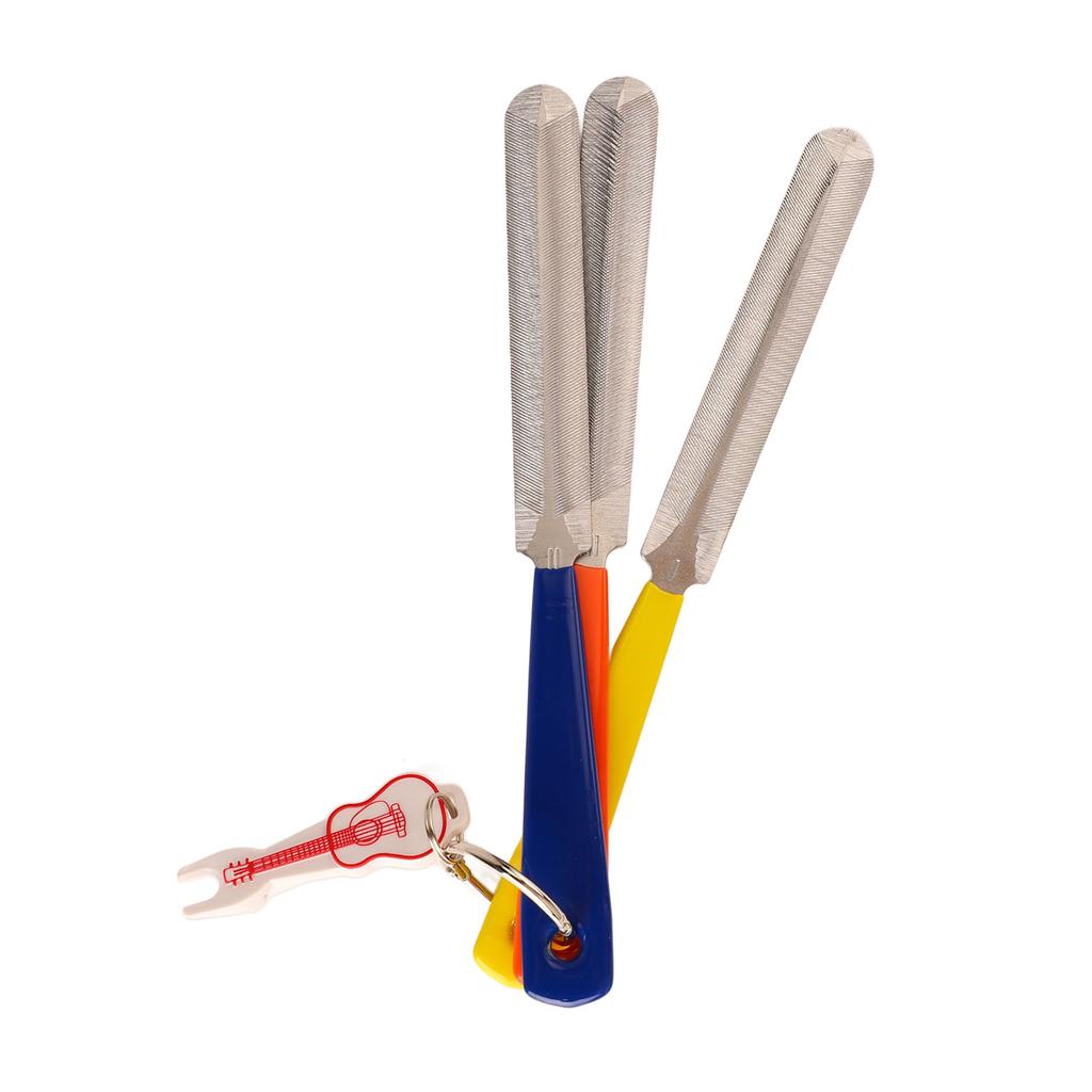 Gitarrsadelspårningsfil Rostfritt stål Elgitarrsadelfilset Bärbar Stränghöjd