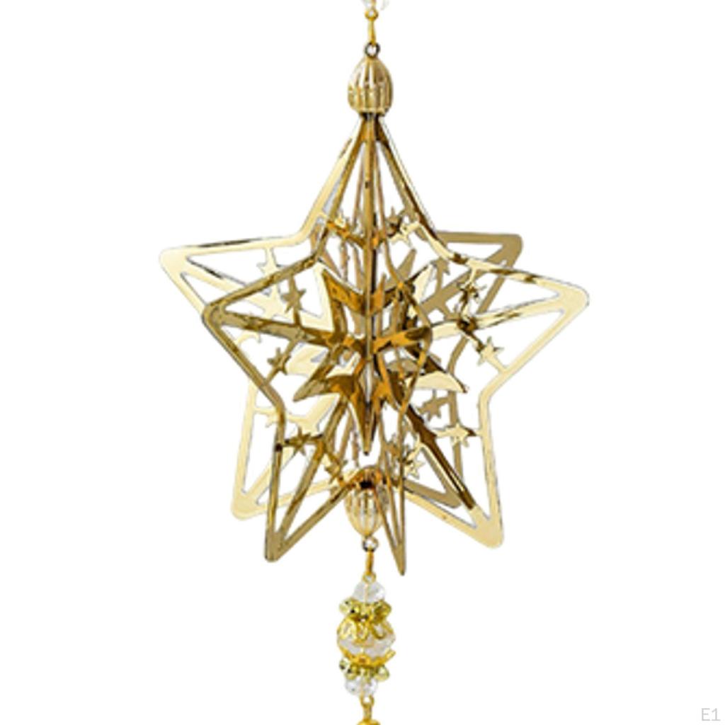 Star Christmas Ornament Tree Decoration Hanging Pendant for Porch