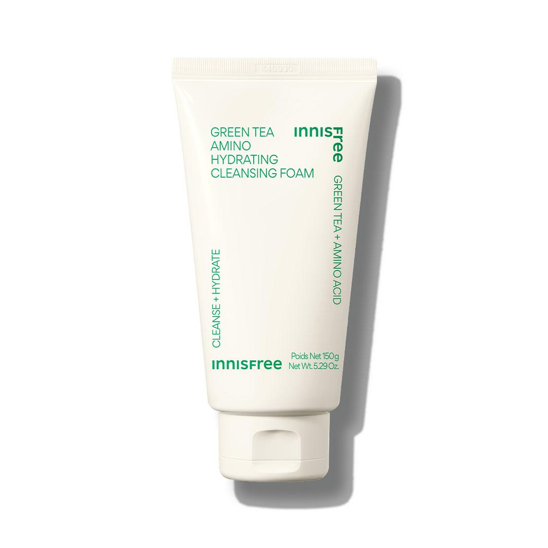 

INNISFREE Green Tea Увлажняющая очищающая пенка с аминокислотами, 150 г, 2023 г. н. э. Cleanser 150ML